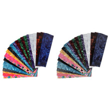 2X DIY Guitar Pick Punch Sheets Musicians Celluloid Guitar Pick Strips Three Thickness By 0.46/0.71/0.96cm Random Color