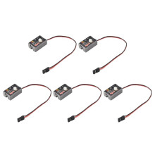 5X Gyro Gyroscope for WPL D12 1/10 RC Car Drift Racing Car Steering Output Integrated Compact Light-Weight Design