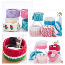 3pc 20cm Natural Wooden Basket Bottom with Hole, Circle Blank Wood Base for DIY Knitting Crochet Bag Bottom Shaper