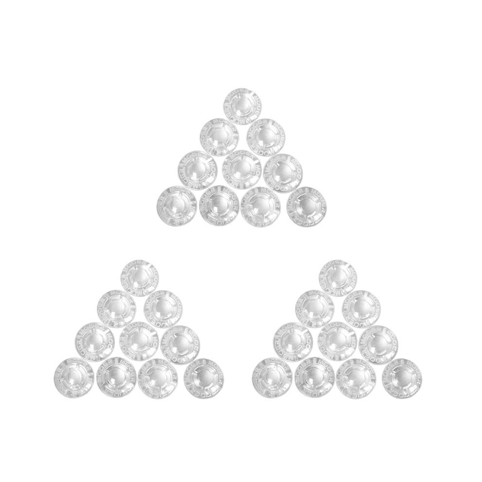 MOOER 30Pcs Mushroom Guitar Effect Pedal Foot Nail Cap Amplifiers Foot  Guitar Pedal Knob Protector