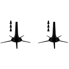 2X Nouveau Support de Trompette Support de Trompette Portable En Métal Pliable avec 5 Pieds pour Trompettes