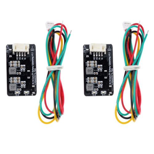 2Stck 1.2A 3S Active Equalizer Balancer Equalizer-Modul Li-Ion Lifepo4 Lithium-Batterie Active Balancer BMS