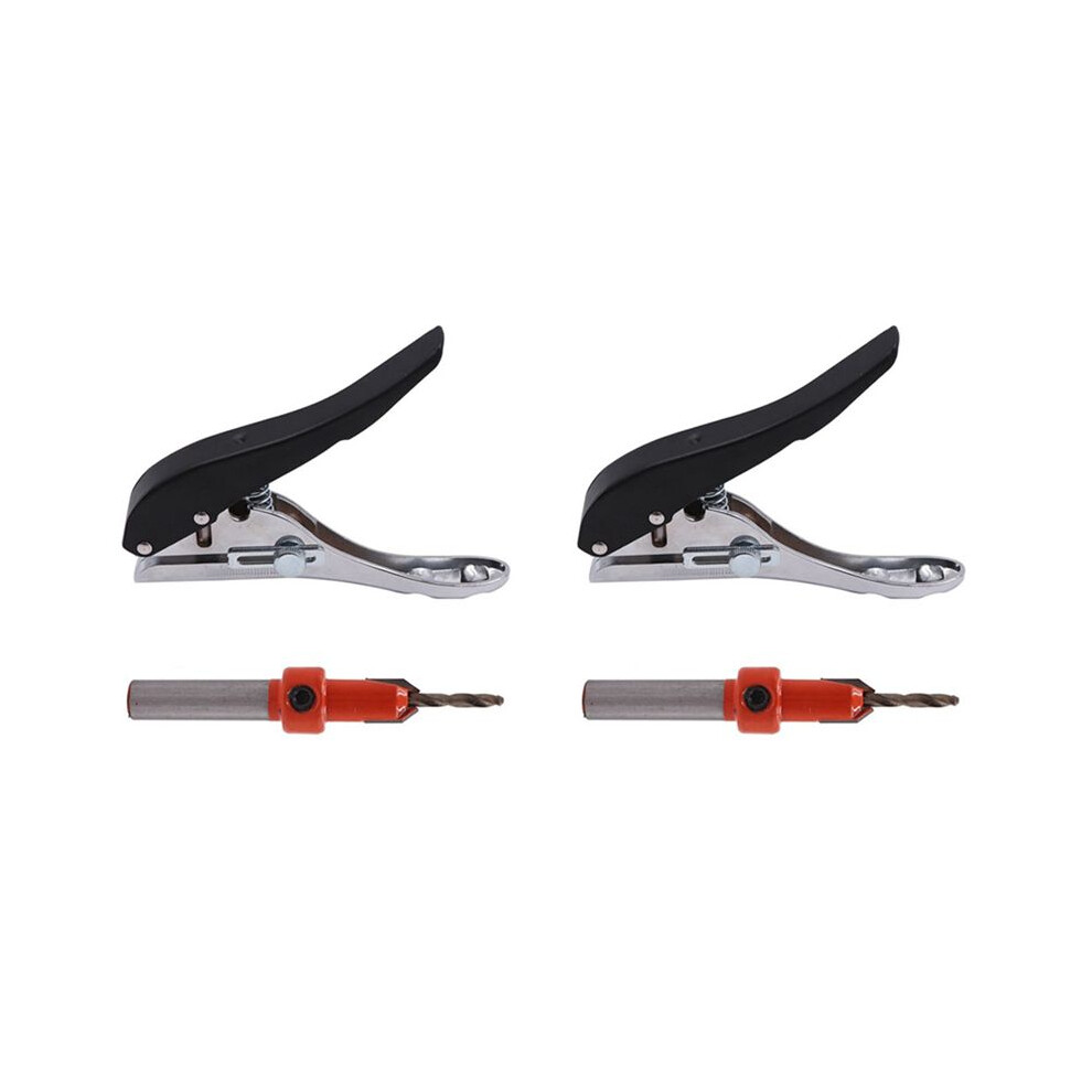 2X Screw Covers Hole Punch 8Mm Aperture Round Punch Pliers Credit Photo Paper Card Corner Round Puncher Plier 6031292718230