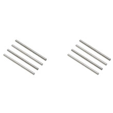 8Pcs Hinge Pin Lower 4X67.5mm ARAC5032 for ARRMA 6S 1/7 Limitless Infraction 1/8 Typhon Kraton RC Car Parts,Silver