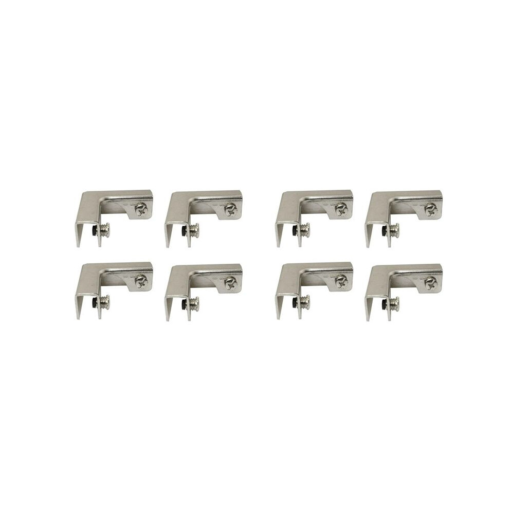 8Pcs L Type Glass Fixing Clip 2 Way Glass Connectors For 6-10Mm Furniture Hardware Glass Accessories 6032447357755