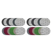 60-Delige 5- Inch Schuurschijvensets, Klittenband 5- Inch 8-Gaats Combinatie (800/1000/1500/2000/3000/5000) Schuurpapier