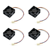 4X Ventilador de Refrigeración de 4 cm para Jetson  2GB/4GB (A02/B01/SUB) 5V 4PIN Conexión Antirretroceso PWM Ventilador Regulador de Velocidad