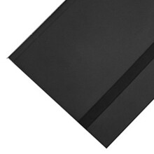 9-Fächer-Kartenhalter für 360 Karten, hochtransparent, schwarz, 24,9 x 30,5 cm