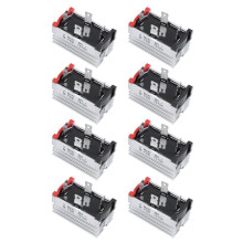 8X Aluminium Kuehlkoerper Basis Einphasen Brueckengleichrichter Diode 75A 1000V