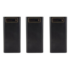 3pcs 21X18650 Battery Case Welding Free Power Bank Case T21 with Light 18650 Battery Charge Box Detachable DIY Shell