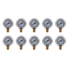 10X Ts-40-14 Bar 0-200 Psi 0-14 Bar Pressure Gauge 1/8 Male Npt Pressure Gauge Air Compressor Hydraulic Vacuum Gauge