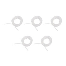 5X Tubo de Silicone de Grau Alimentício de 1 mm x 3 mm, Mangueira de Ar de Cerveja e água, 2 Metros