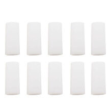 100 Piezas Gel de Silicona Tubo de Dedo Protector Mangas del Dedo del Pie para la Fricción Alivio del Dolor Herramienta para El Cuidado de Los Pies