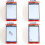5pcs 3.5 Inch 480X320 SPI Serial TFT LCD Module Display Screen with Press Panel Driver IC ILI9488 for MCU 3
