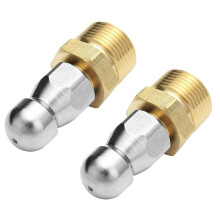 2X M22 F14 Nozzle High Pressure Washer Jetter Sewer Drain Dredge Cleaner Nozzle