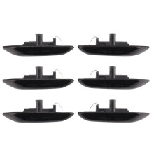 6PCS LED Dynamic Turn Signal Light Side Sequential Blinker Lamp for - E46 E36 E60 E61 E90 E91 E92 E93 X1 E84