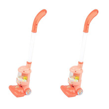 2X Aspiradora Eléctrica para Niños, Juguete de Simulación, Receptor Aspiradora, Juguete Educativo para Niños,  Aspiradora, Rojo