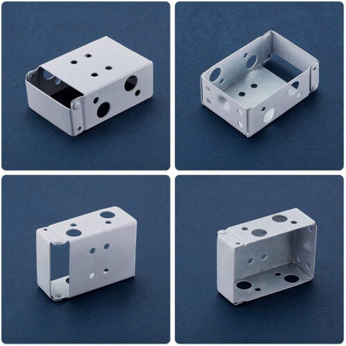 12 Pieces Blind Brackets 2 Inch Low Profile Box Mounting Bracket for Headrail (White) 2