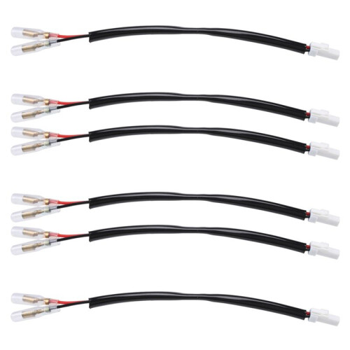 6Pcs Motorrad Blinker Kabelbaum Stecker Blinker Stecker Adapter für