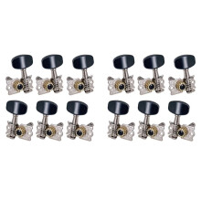 12Pcs 3R3L Gitaar Stemsleutels Open Machine Heads Akoestische Folk Gitaar Stemsleutel Tuners Onderdelen