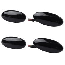 4x Car Dynamic LED Side Turn Signal Lights for Qashqai Dualis Juke Micra March Micra X-Trail