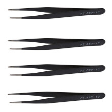 4X Edelstahl Anti Magnetische Antistatik Hetero Tipps Pinzette