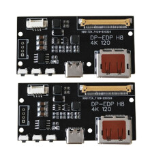 2X DP Naar EDP 4K 120HZ DIY4K Driverkaart 4K 2K 1080 Adapterkaart voor Draagbaar Beeldscherm (A)