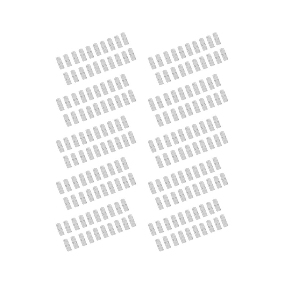 200Pcs/Lot Wire Fixing Clamp Clip Desktop Wire Clear Clips Holder Clamps Cable Clipï¼Transparent Colorï¼ 4712170711841