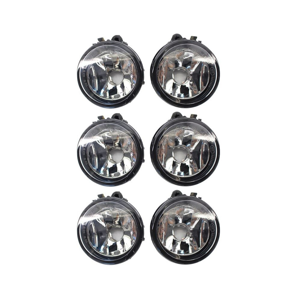 3 Pair Front Bumper Fog Lamp Lights For- X3 F25 X4 F26 X5 F15 X6 F16 2010-20 Not Including Bulb 63177238787 6032215574148