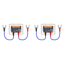 2X Monitoramento de Bateria Sem Fio  12V BM6 com VerificaçãO de Integridade da Bateria de Carro Testador de Bateria de Monitoramento de APP
