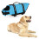 Schwimmweste für Hunde, blaues Knochenmuster, 5