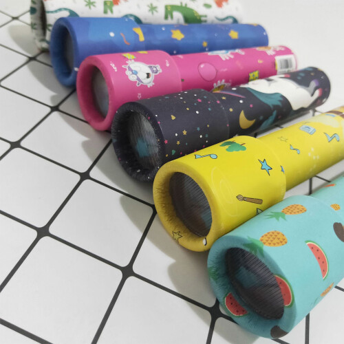 12PCS Kaleidoskop Tragbare Bunte Retro Klassische