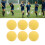 6 Stück PVC Lacrosse-Ball-Set, leicht, elastisch, hervorragender Griff 1