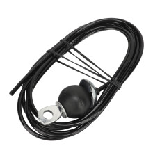 Stahlriemenscheibe Kabel 5 mm dick, 100 kg/220,5 lb Tragfähigkeit für Fitnessgeräte, 2,5 m Länge