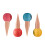 4 Stück selbstbewässernde Spikes in Basketball-Form, 1
