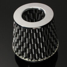64-76mm Car Cold Air Intake Filter Kit Aluminum Pipe 150mm Filter Blue Red