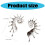 Delicate Sea Shell Ear Studs Multifuntional Opening-earrings 3