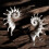 Delicate Sea Shell Ear Studs Multifuntional Opening-earrings 4
