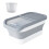 Grains Storage Tank Moistureproof Kitchen Rice Storage-Gray 1