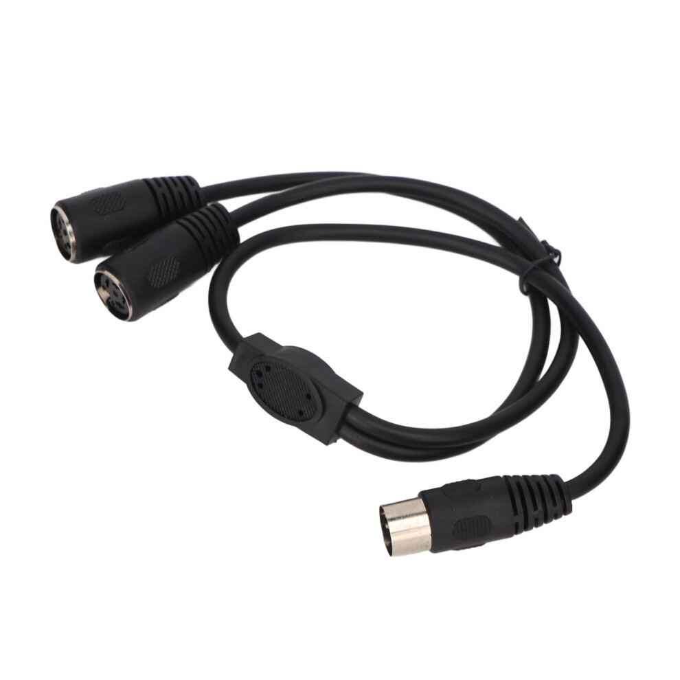 Mini Din 4Pin To 2Din 4Pin Adapter Cable 1.6Ft Male To Female Y Splitter Cable 9421371203363
