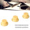 3PCS Yellow Plastic Rotary Guitar Knobs for Tone & Volume Control 5