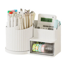 Ruime roterende bureau-organizers met meerdere-Wit Y6103
