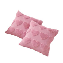Valentijnsdag liefdeshart zacht pluche jacquard-Roze