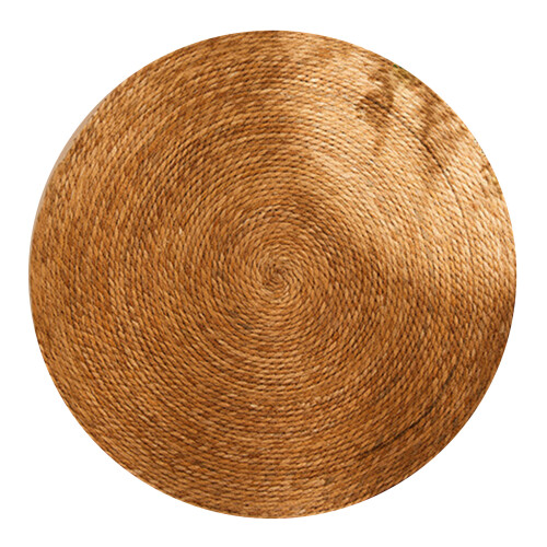 Practical Straw Pad Straw Braided Area Rug for Office-100cm