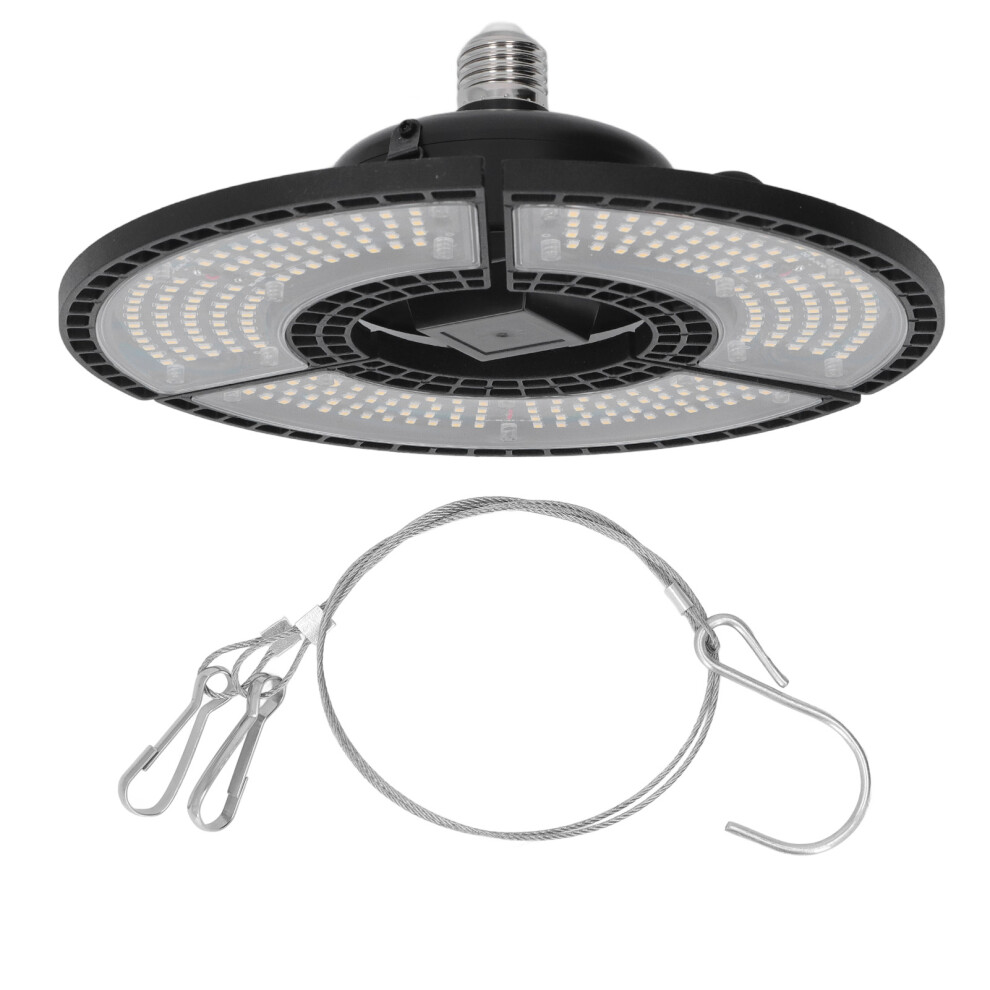 High Bay LED Light for Garage Workshop, UFO Style Shop Light with Adjustable Lamp Plate Durable ABS Material Full Spectrum Lighting (E26 Thread-image-OPC-PPGQ6JC-NEW