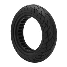 Solid Rubber Tire for 10 Inch Electric Scooter, Tubeless Tyre Puncture-Proof Wheel with Honeycomb Shock Absorption Non-Slip Surface, Maintenance Free