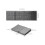 Foldable Bluetooth Keyboard with Touchpad, Multi-channel and Stable Connection Wireless Typing Device for iPad Smartphone Tablet PC, Rechargeable 2