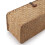 Rectangular Wicker Bin for Shelf Storage, Woven Rectangular Basket with Lid 3 Compartment Storage Basket with Lid for Organizing Cosmetics Books 3
