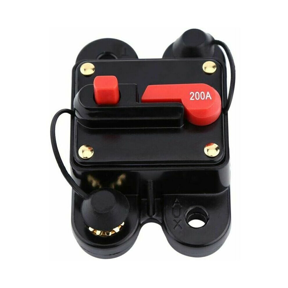 Power Surge Protection Circuit Breaker For Car Stereos Audio, Electrical Damage Prevention Compatible With 12 Volt Systems, Reset Function For Inline 9173940316836