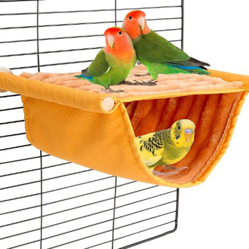 Το Bird's Blissful Haven, φωλιά πουλιών από μαλακό φλις υλικό για ένα άνετο περιβάλλον 1